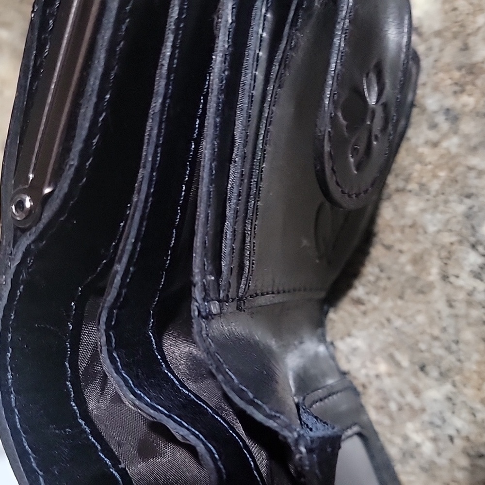 Patricia Nash EUC Leather Iberia Wallet Pervian Paint - Picture 6 of 7